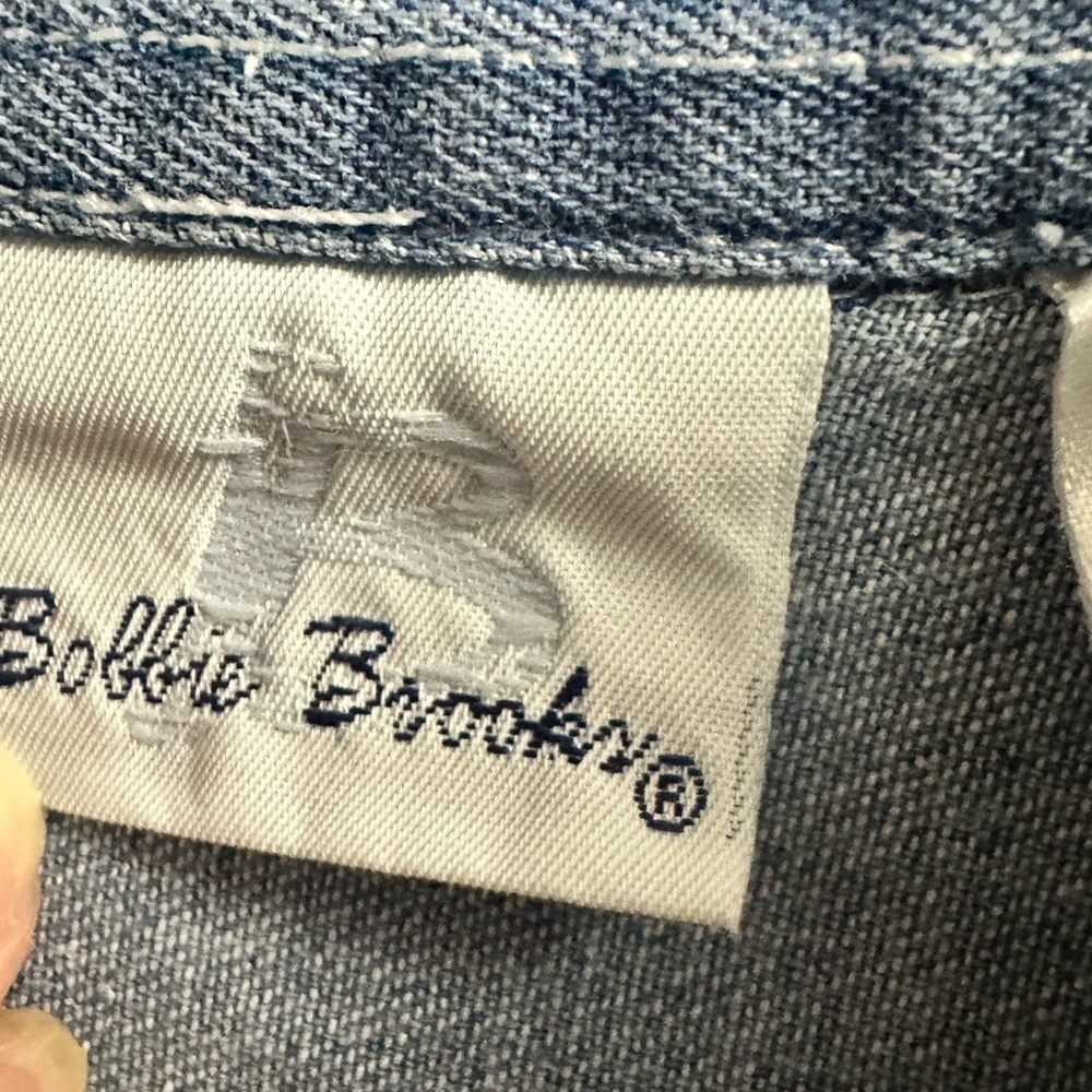 Vintage Bobbie Brooks Farm Harvest Fruit Bear Denim Shirt Medium - Picture 4 of 8